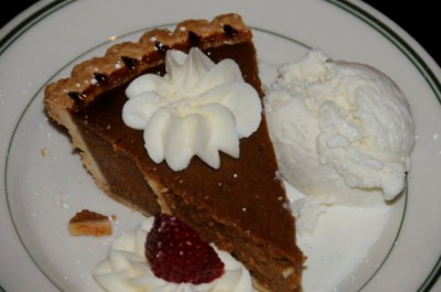 Pumpkin Pie & Ice Cream